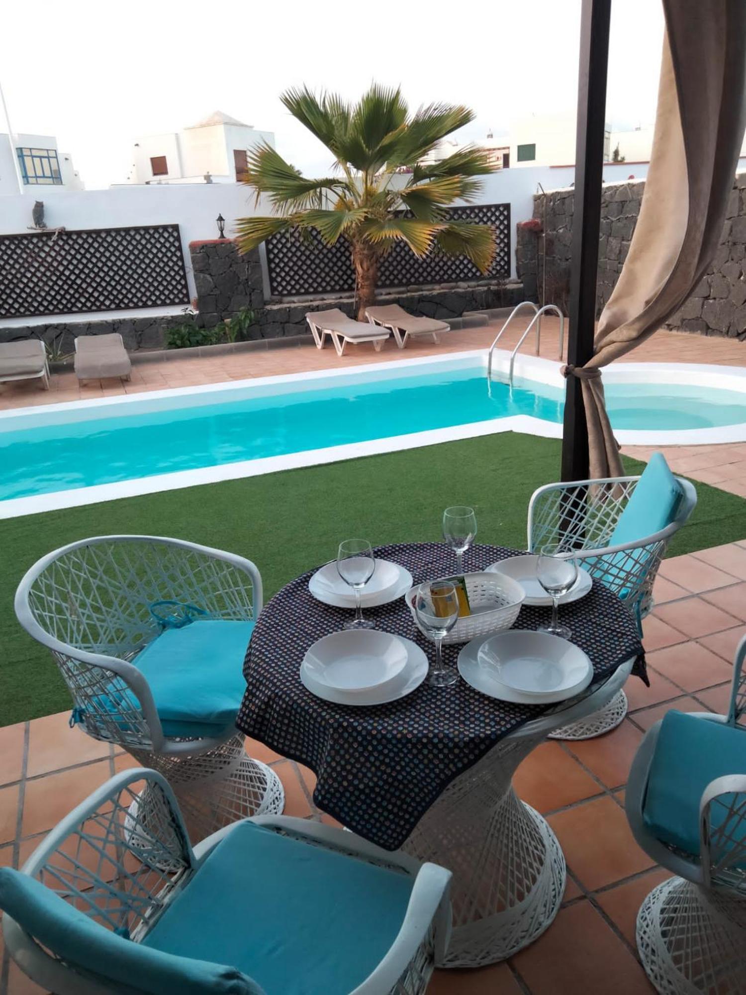 Lovely Villa Kiluka Heated Pool Playa Blanca  Esterno foto